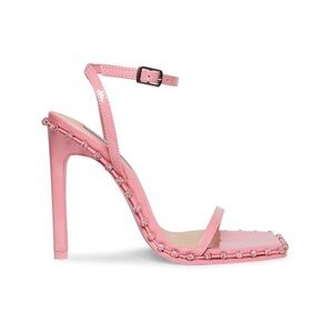 Steve‎ Madden Zelle Square Toe Rhinestone Heels in Pink Size 9